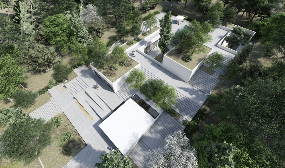 Folded Garden Villa