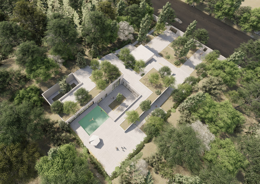 Folded Garden Villa