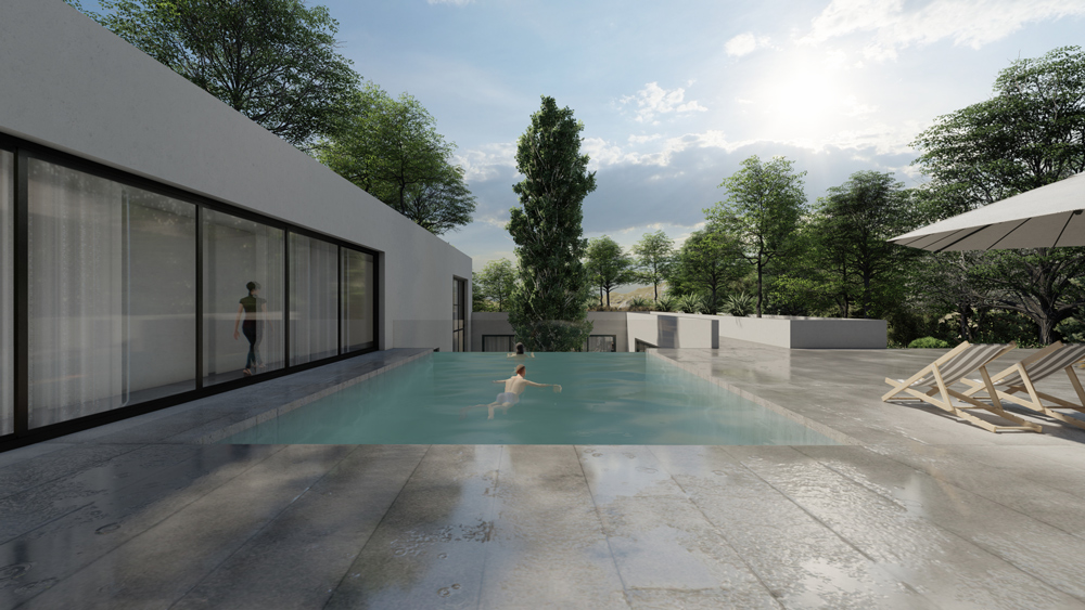 Folded Garden Villa