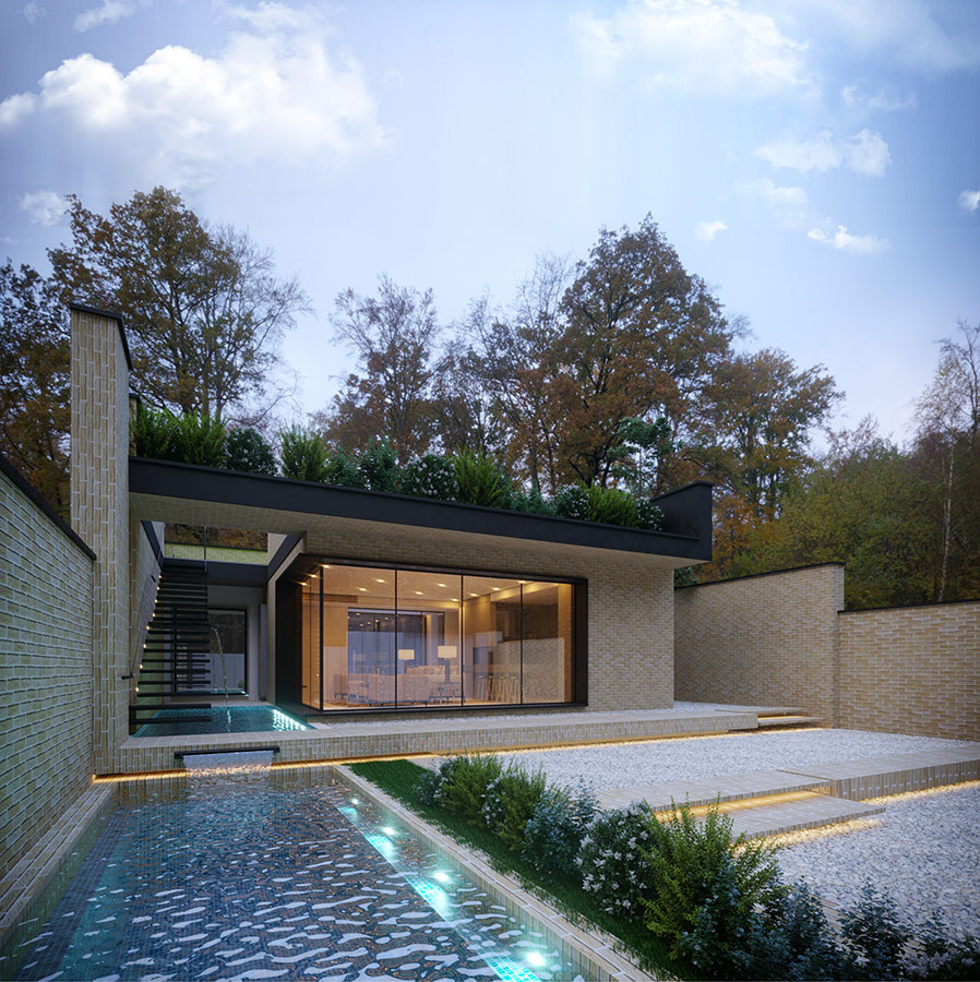 Joupar villa-garden